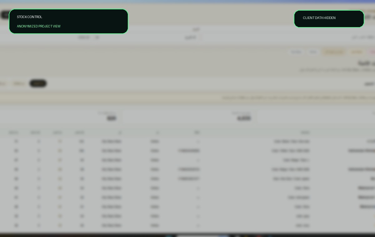 Anonymous stock control system preview